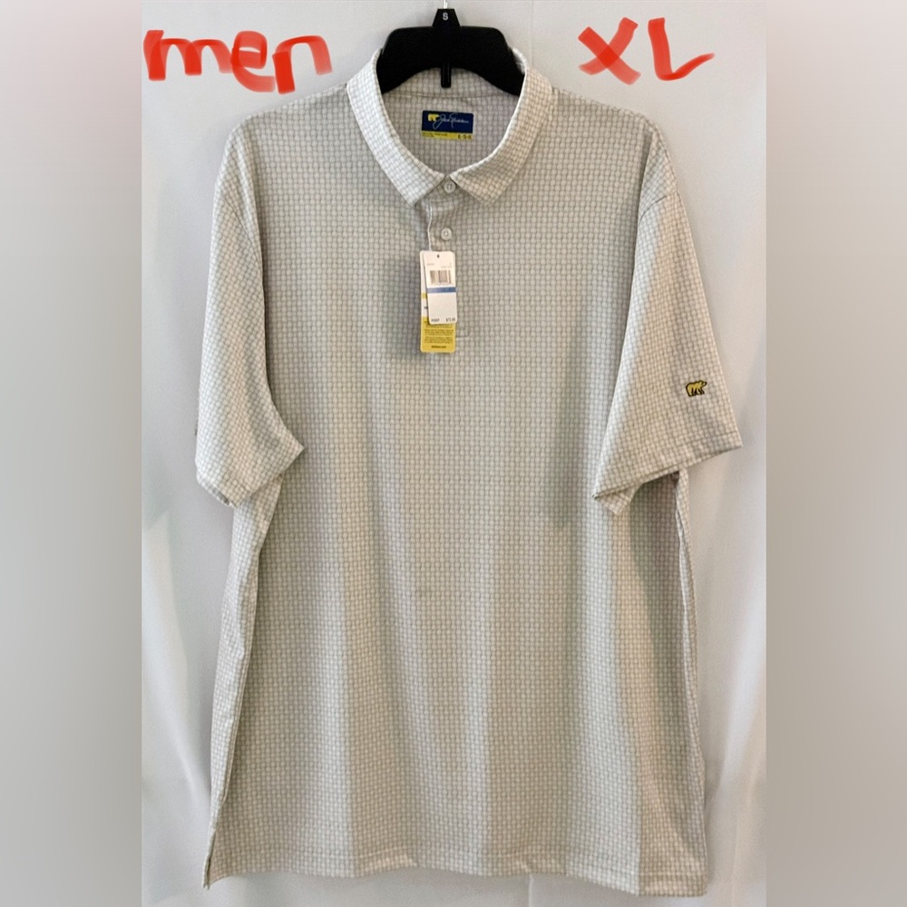 Men's Classic Polo Shirt in Light Gray